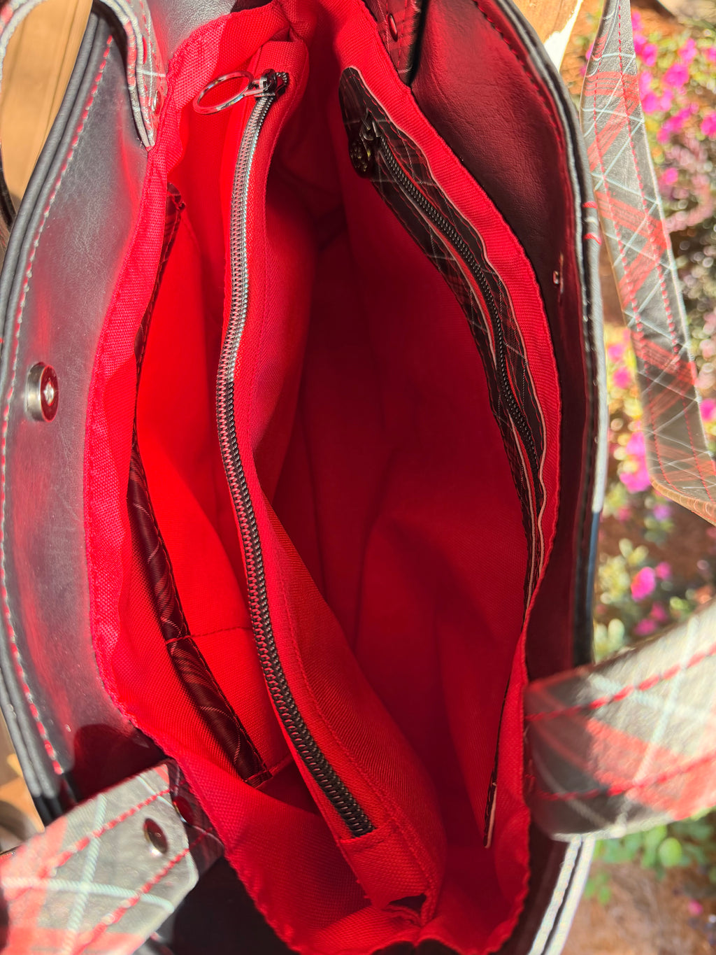 Plaid Sweetheart Shoulder Bag